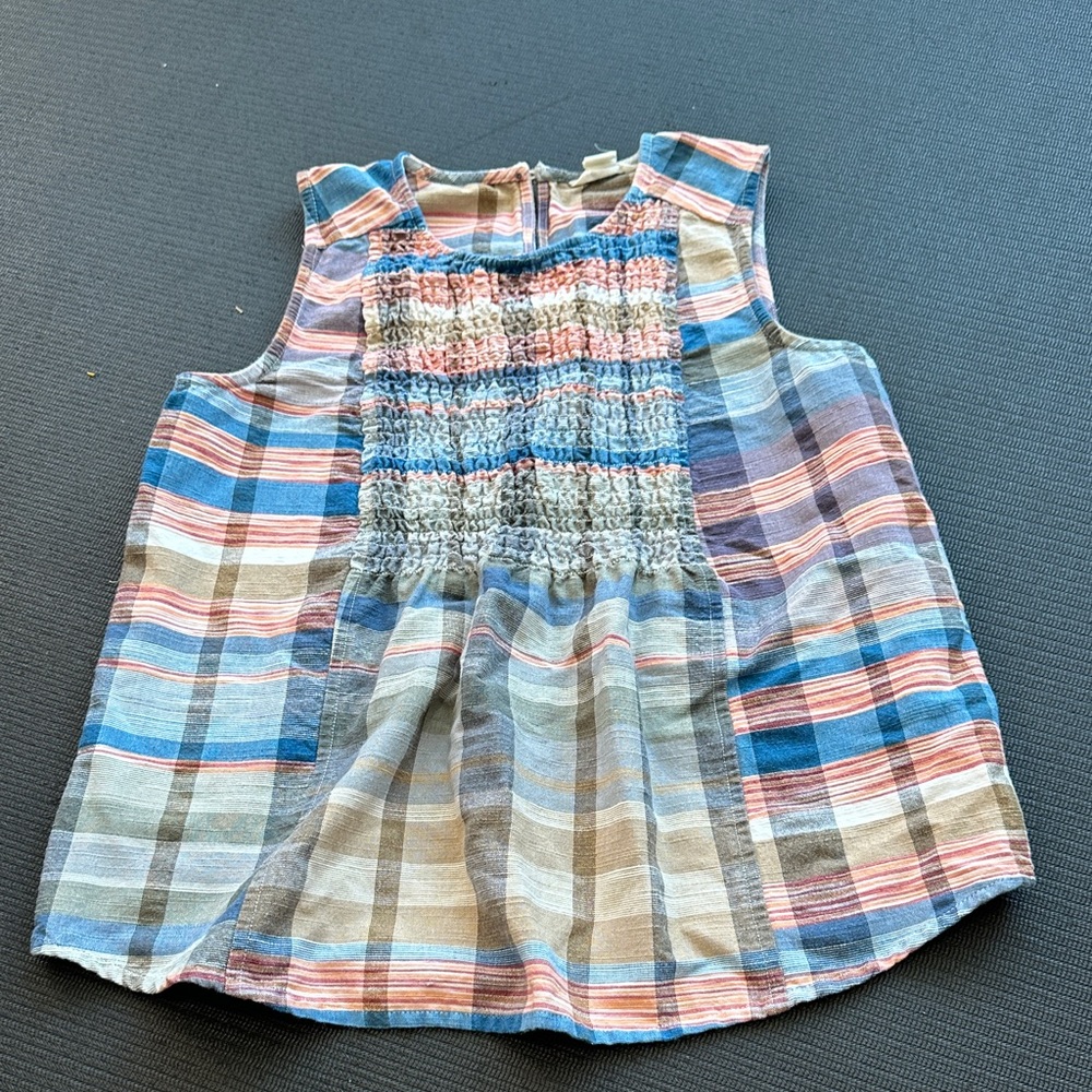 💜5 for $25 Caslon Multicolor Plaid Top